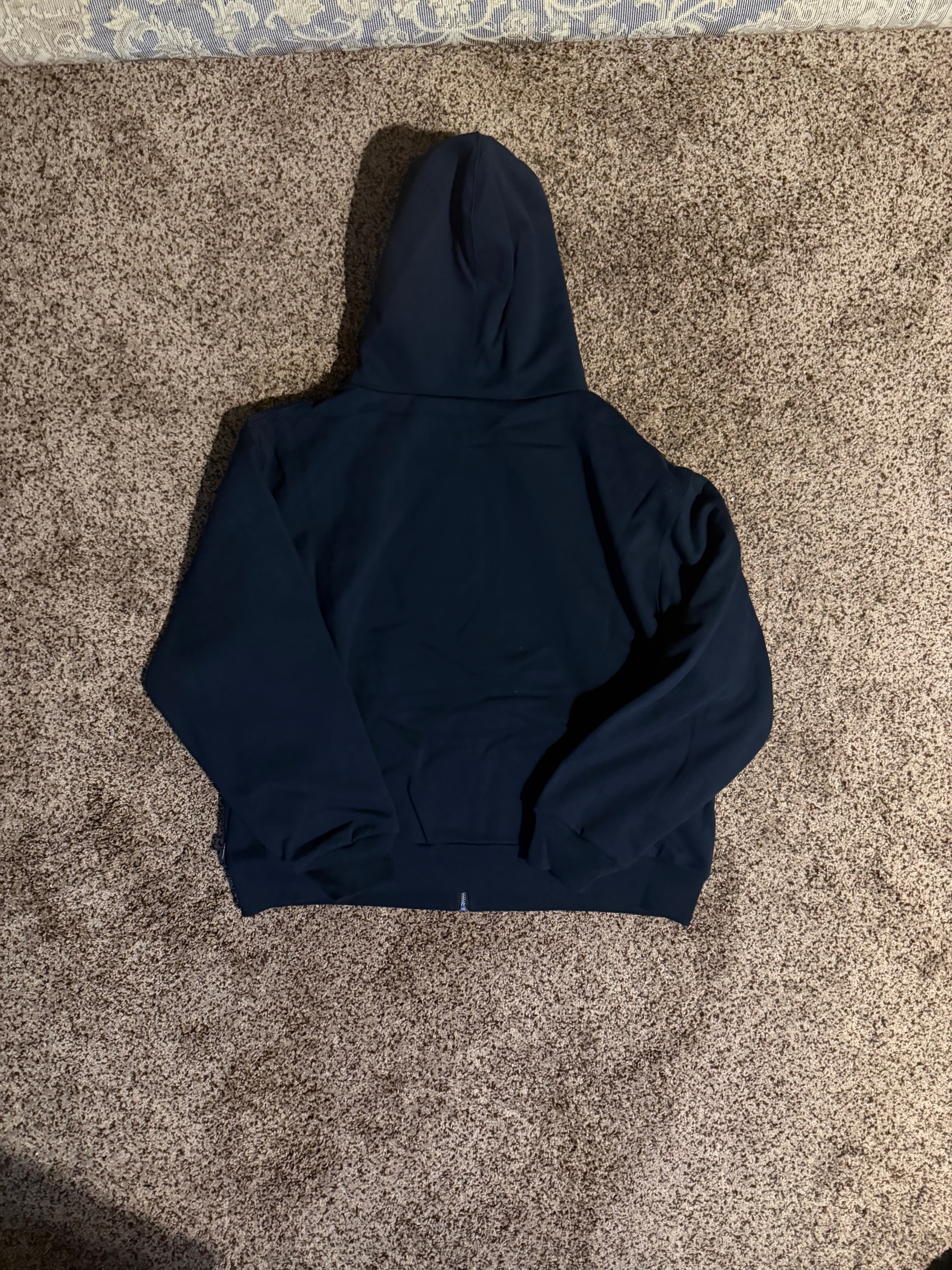 Navy Supreme Zip Up Hoodie