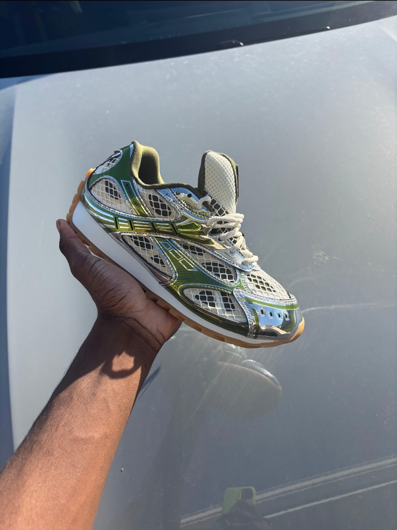 Bottega Veneta Orbit Sneaker Green